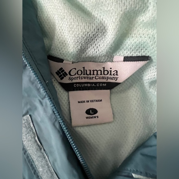 Columbia Teal and light blue Women's Jacket - Picture 4 of 5